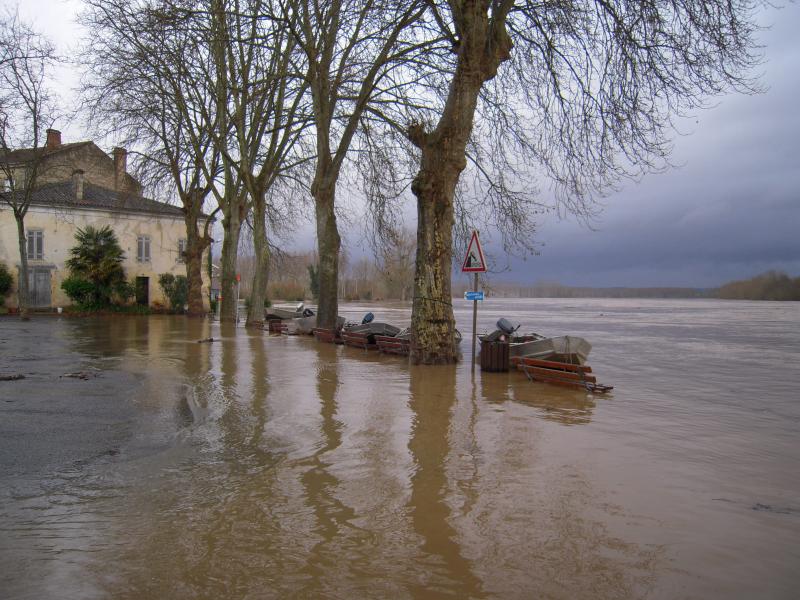 Inondations à Couthures-sur-Garonne, Lot-et-Garonne © Gens de Garonne