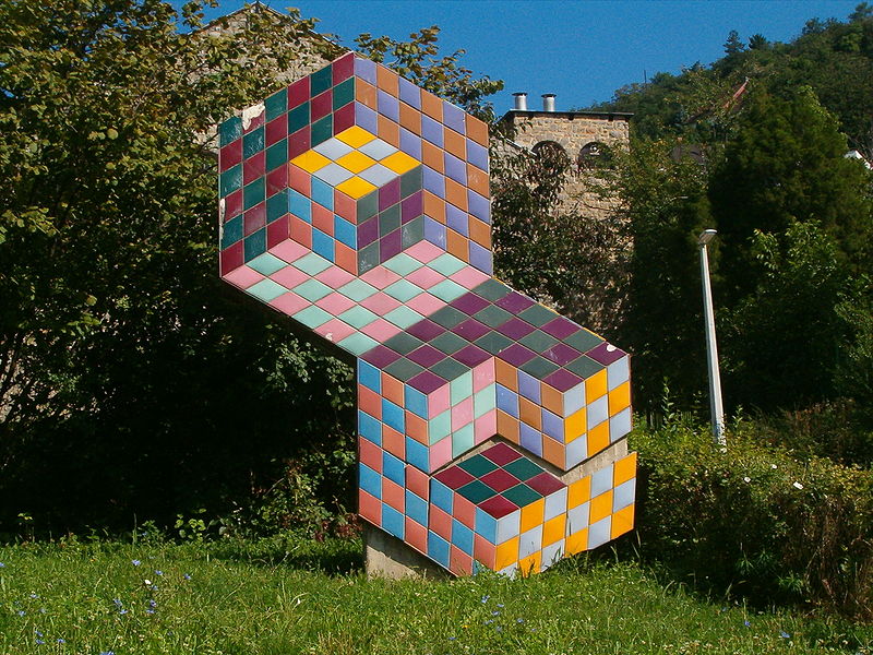 Sculpture, Musée Vasarely, Pécs @ VÃ¡radi Zsolt (wikimedia commons)