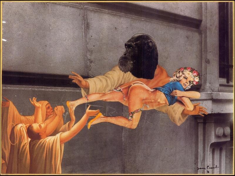 "La beauté du diable", collage de Jacques Prévert © Fatras / Succession Jacques Prévert - Collection BNF