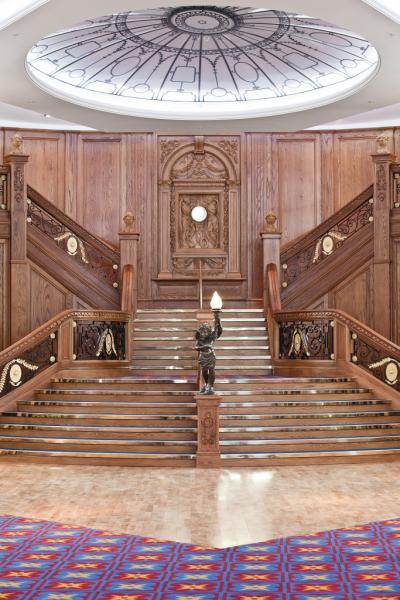 Reconstitution de l'escalier du Titanic, Titanic Belfast, Belfast