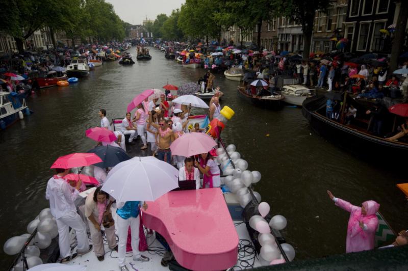 Canal parade, Gay Pride, Amsterdam © Office du tourisme des Pays-Bas