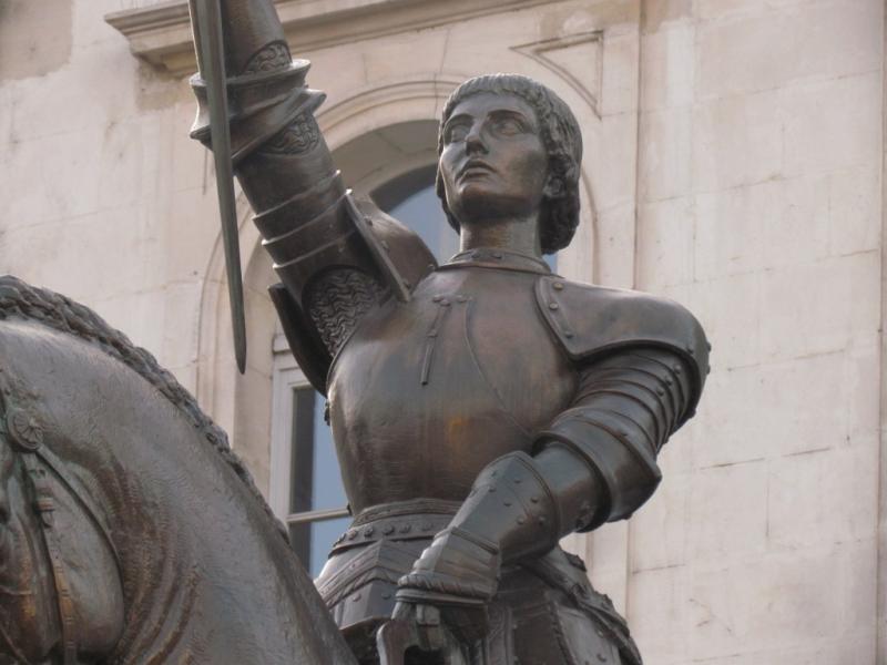 Statue de Jeanne d'Arc, Vaucouleurs, Meuse