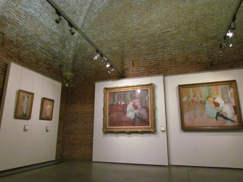 Musée Toulouse-Lautrec, salle des maisons closes, Albi