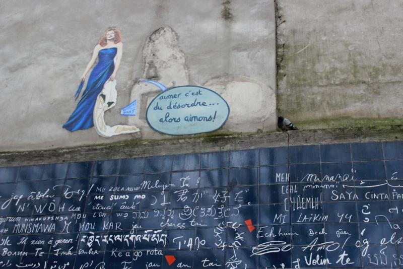 Mur des "Je t'aime", Montmartre, Paris