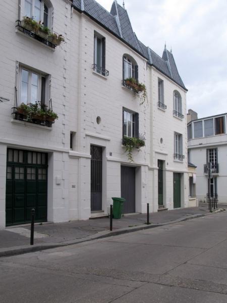 Dernier domicile de G. Brassens, rue Santos Dumont, Paris