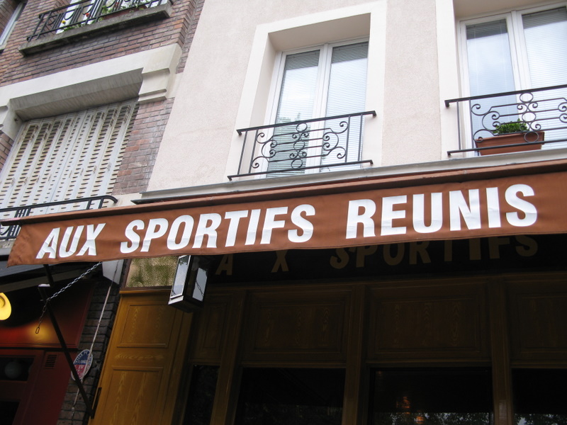 Chez Walczak , "Aux sportifs réunis", rue Briançon, Paris