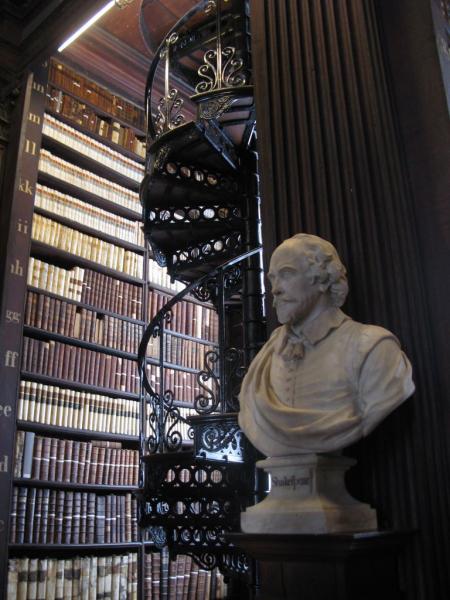 Détail de la Long Room, National Library, Dublin