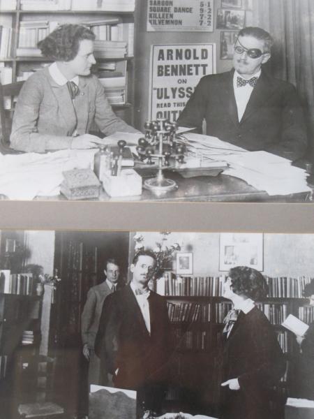 Sylvia Beach, première editrice d'"Ulysse" et James Joyce, James Joyce Museum, Dublin
