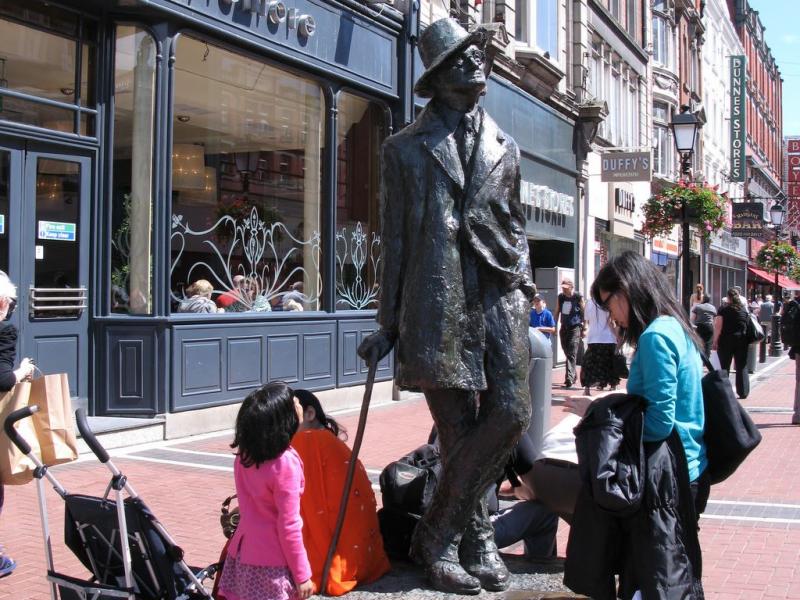 Statue de James Joyce, Earl Street North, Dublin
