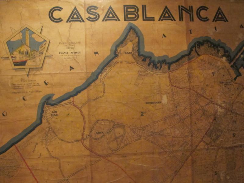 Plan ancien de Casablanca