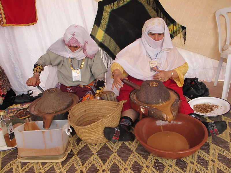 Marché artisanal, Festival international des nomades, M'Hamid, Maroc