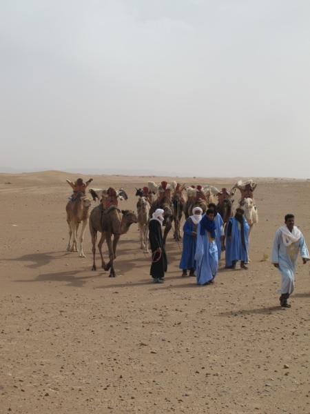 Promenade dans le désert, Maroc