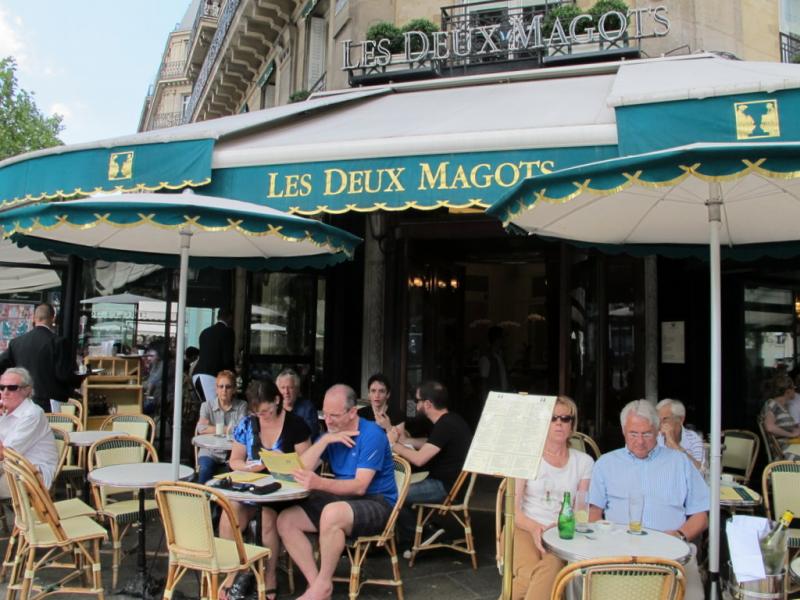 Café "Les deux magots", Paris