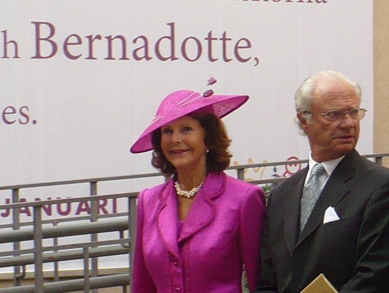 le roi Carl XVI Gustav et la reine Sylvia