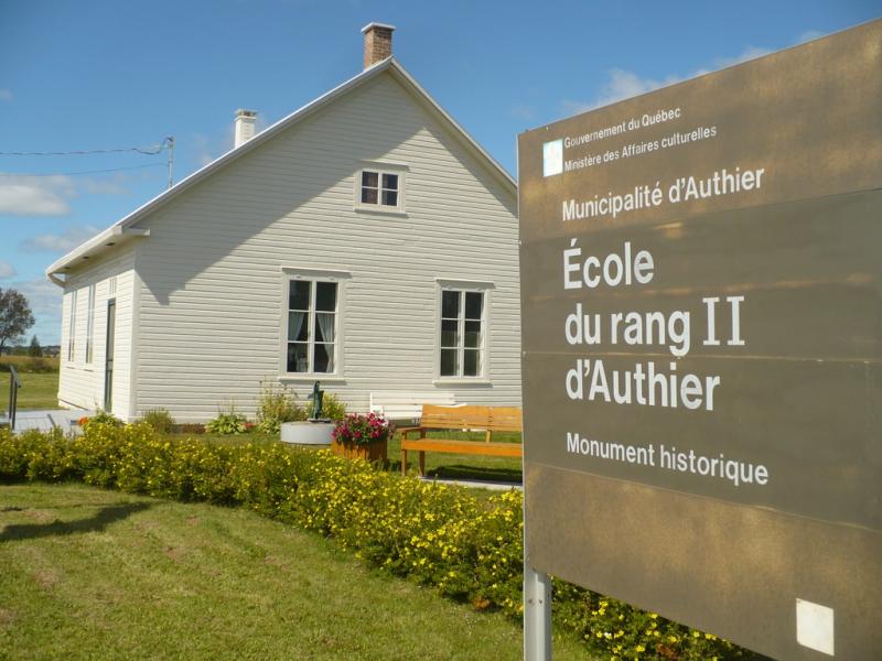 Ecole du rang II d'Authier, Abitibi, Québec
