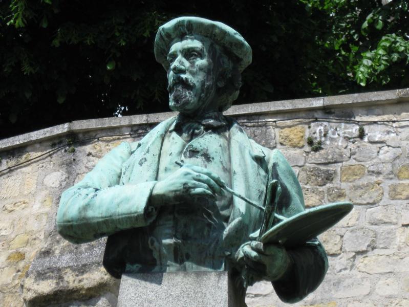 statue Daubigny Auvers