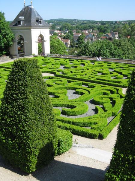 jardin du château d'Auvers