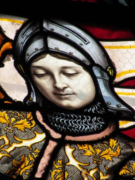 Jeanne d'Arc, vitrail, cathédrale d'Orléans