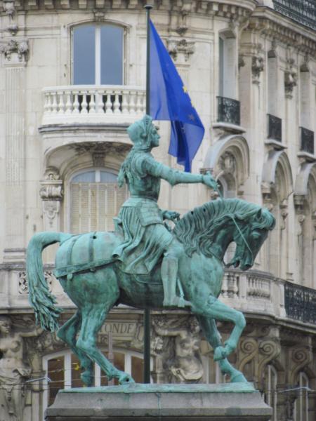 Statue de Jeanne d'Arc, place du Martroi, Orléans