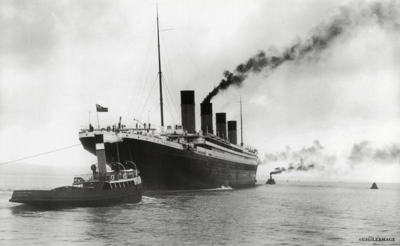 Le Titanic, déaprt de Southampton © UIG/LEEMAGE
