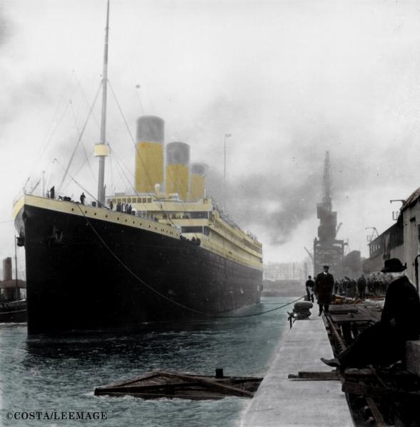 Titanic à quai, Southampton
