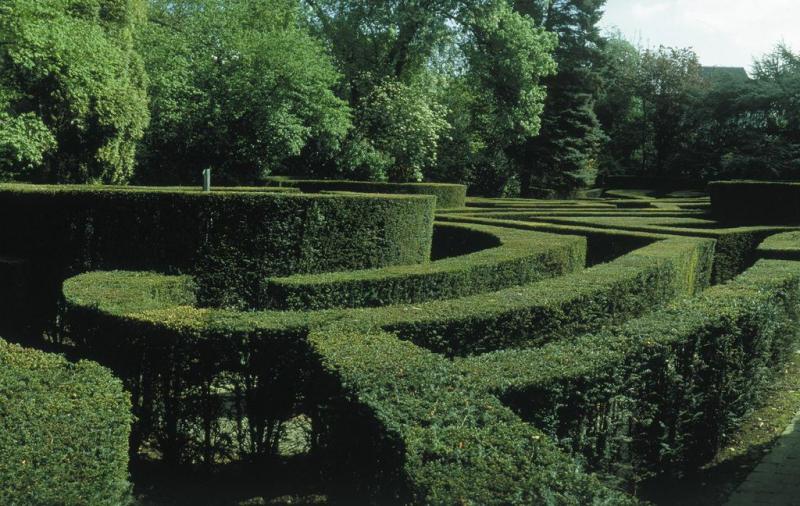 Labyrinthe, jardin de la maison Van Buuren, Bruxelles © Michel de Bray
