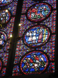 Vitraux de la Sainte Chapelle, Paris, 2009. @Alexia Gaillard